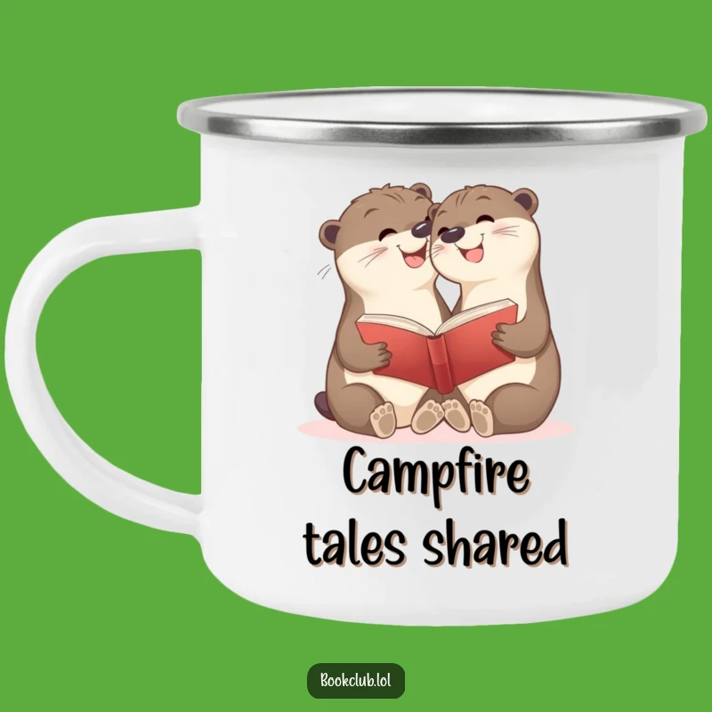 Funny Otter Camping Mug: Share Adventures, Perfect Outdoor Gift