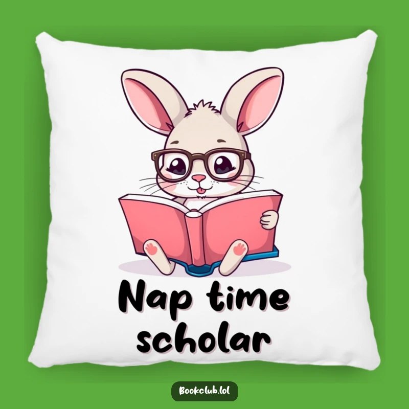Funny Rabbit Pillow: Cozy Reading Nook, Perfect Comfort Gift